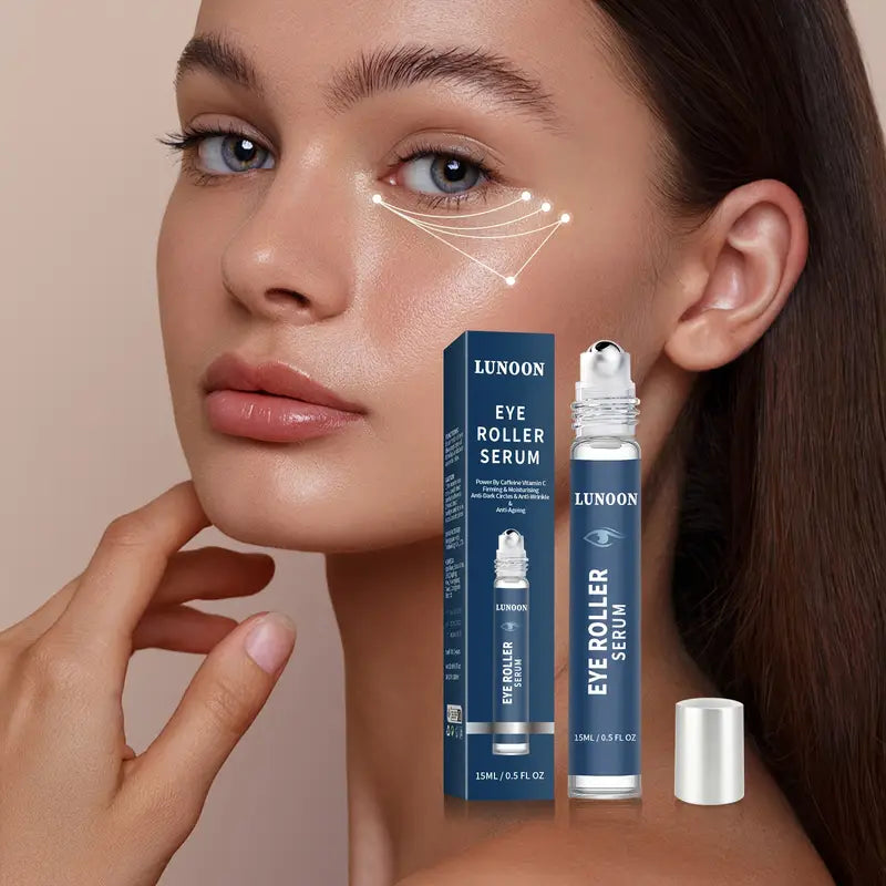 Eye Roller , Relieves Puffiness and Dark Circles Clean Skin